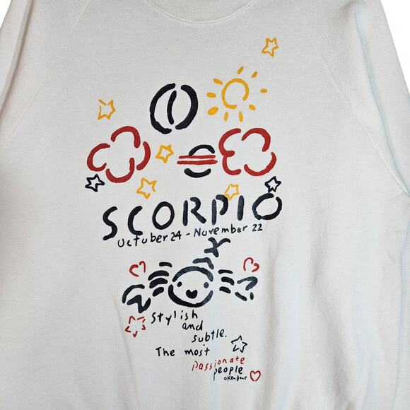 Vintage Scorpio Astrology Crewneck Large - Picture 8 of 8